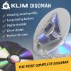KLIM Discman Portable Player with Headphones, Built-in Battery - New - Compact CD Player for Home and Car - Compatible with SD Card, CD-R, CD-RW, MP3, WMA - 5 EQ Effects -Clear White view 2