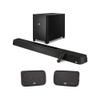 Polk MagniFi Max AX 5.1.2 Channel Sound Bar With 10" Wireless Subwoofer (2022 Model) + SR2 Wireless Surround Sound Speakers for Select React and MagniFi Sound Bars view 1