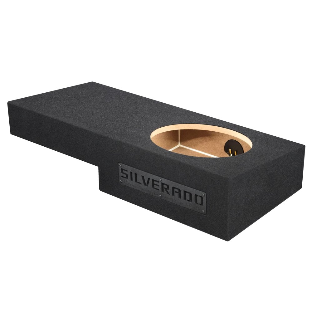 12" Single Sealed Sub Box Subwoofer Enclosure Fits Silverado Crew Cab 2007-2013 Speaker Box