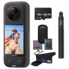 Insta360 X3 Basic Bundle- Waterproof 360 Action Camera with 1/2" 48MP Sensors, 5.7K 360 HDR Video, 72MP 360 Photo, 60fps Me Mode, 2.29" Touchscreen, AI Editing |Bundle Includes Selfie Stick&128GB view 1