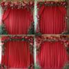 10 ft x 20 ft Wrinkle Free Red Backdrop Curtain for Parties, Polyester Photography Backdrop Drapes for Birthday Party Baby Shower, Thick Background Curtain for Backdrop Stand, 4 Panels 5 ft x 10 ft view 2