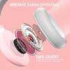 Anivia G1 Pink Gaming Headset for PS4, PS5, Xbox One, PC, Switch, Wired Over-Ear Headphone with Noise Isolation Microphone, Surround Sound Headphone with LED Light view 2