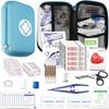 276PCS Small Travel First Aid Kit Supplies for Business, First Aid Kits Backpacking Essentials Items Trauma First Aid Survival Kits for Home Outdoor Adventure, Blue AMORNING view 1