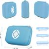276PCS Small Travel First Aid Kit Supplies for Business, First Aid Kits Backpacking Essentials Items Trauma First Aid Survival Kits for Home Outdoor Adventure, Blue AMORNING view 3