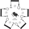 LORADAR 5Pack Single Package keyed Alike Security Hardware Cable Lock Kit Laptop Lock 5Keys 6.2Ft for Monitors, Laptops, MacBooks, Tablets, iPad,Mac mini (5PCS keyed Alike) view 1
