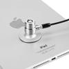 LORADAR 5Pack Single Package keyed Alike Security Hardware Cable Lock Kit Laptop Lock 5Keys 6.2Ft for Monitors, Laptops, MacBooks, Tablets, iPad,Mac mini (5PCS keyed Alike) view 4