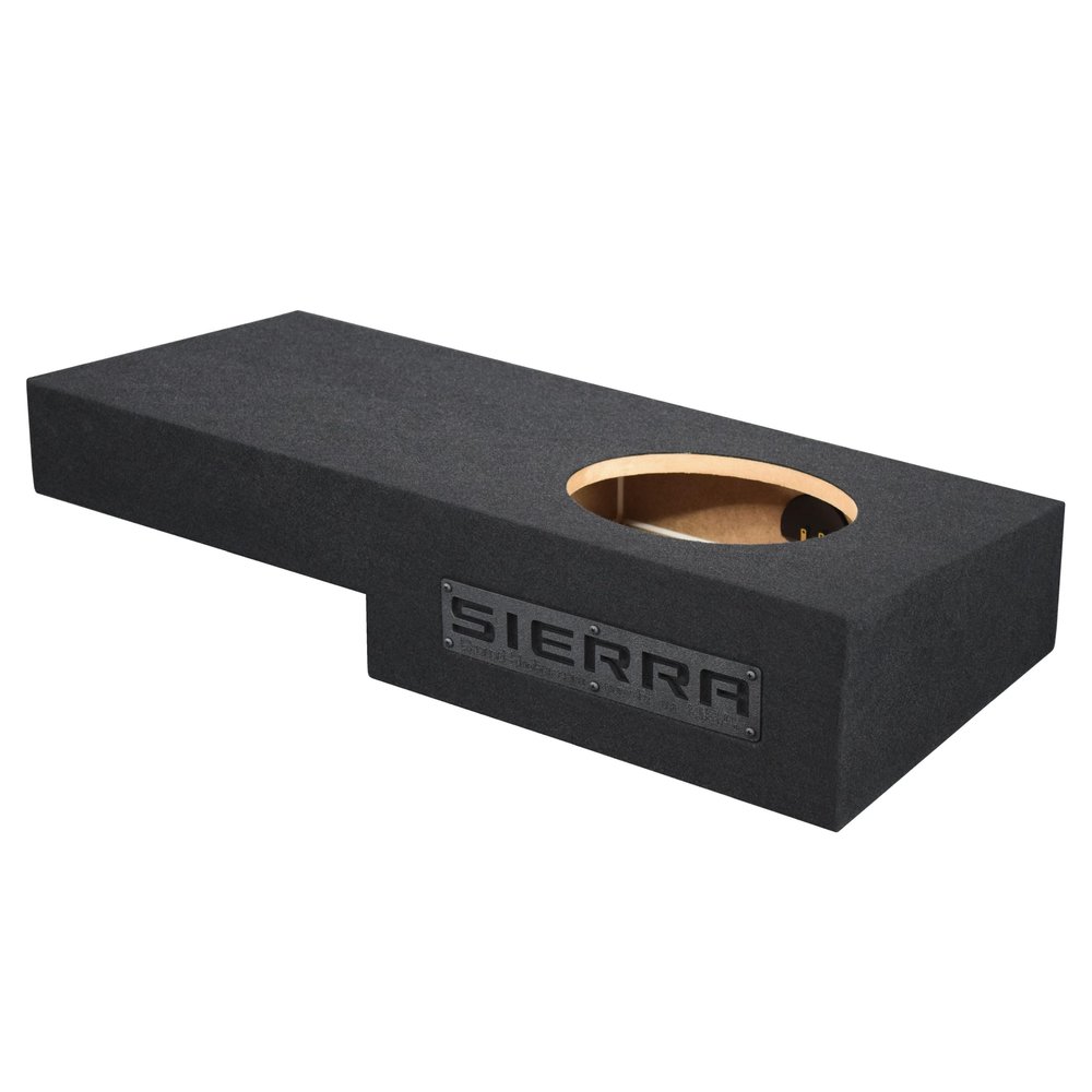 10" Single Sealed Sub Box Subwoofer Enclosure Fits Sierra Crew Cab 2007-2013 Speaker Box