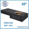 10" Single Sealed Sub Box Subwoofer Enclosure Fits Sierra Crew Cab 2007-2013 Speaker Box view 2