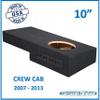10" Single Sealed Sub Box Subwoofer Enclosure Fits Silverado Crew Cab 2007-2013 Speaker Box view 2