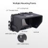 Nitze Cage Kit for Blackmagic Video Assist 5" 12G / 3G, with Sunhood, HDMI and USB-C Cable Clamps - JT-B01B view 2