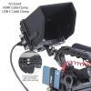 Nitze Cage Kit for Blackmagic Video Assist 5" 12G / 3G, with Sunhood, HDMI and USB-C Cable Clamps - JT-B01B view 4