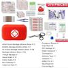276PCS First Aid Kit Home Car Camping Hiking Emergency Supplies Small Compact Lovely Bag for School Outdoor, Basic Outdoor Essentials Survival Kit for Travel AMORNING view 2