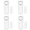 4 Pack Door Window Alarm,Magnetic Burglar Alert Sensor, Loud Door Alarms for Kids Safety, DIY for Home Security, Office Protection,Swimming Pool Door Alarm view 1