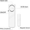 4 Pack Door Window Alarm,Magnetic Burglar Alert Sensor, Loud Door Alarms for Kids Safety, DIY for Home Security, Office Protection,Swimming Pool Door Alarm view 2