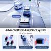 Pelsee P12 Pro 4K Mirror Dash Cam w/ADAS and BSD, 5.8GHz WiFi 20MB/s Download, Rear View Mirror Camera 4K Front and 1080P Rear, Voice Control, GPS, Color Night Vision, 12" Touch Screen,32G Memory Card view 3