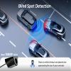Pelsee P12 Pro 4K Mirror Dash Cam w/ADAS and BSD, 5.8GHz WiFi 20MB/s Download, Rear View Mirror Camera 4K Front and 1080P Rear, Voice Control, GPS, Color Night Vision, 12" Touch Screen,32G Memory Card view 4