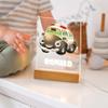 VEELU LED Baby Night Light Personalized with Name Police Car Christening Gift for Boy and Girl Boy Birth Gift view 3