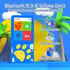 MP3 Player for Kids,32GB Kids MP3 Player with Bluetooth,Speaker, 2.4 inch Color Screen,Soothing Sound,Flashlight,Games,Voice Recorder,Music Player with Cartoon Bear Paw Button Expandable to 128GB view 3