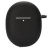 2 Pack DAYJOY Soft Silicone Protective Case Cover Compatible with Google Pixel Buds Pro (2022) Earbuds, Protective Skin Sleeve with Carabiner (Black+Blue) view 2