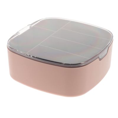 DOITOOL Cable Storage Box Compartments Organizer for USB Charger and Earphone Cables High Transparency Easy Access for Desktop Use