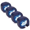 4 White Plasitc + 4 Metallic Silver Compatible with Dymo Letratag Refills 12mm x 4m 1/2" x 13' Label Tape view 2
