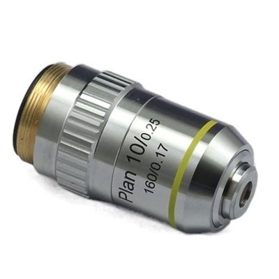 Microscope Kit Biological Microscope Lens 4X 10X 20X 40X 60X 100X RMS Thread 160/0.17 Microscope Lens Adapters (Color : Type B 10X)