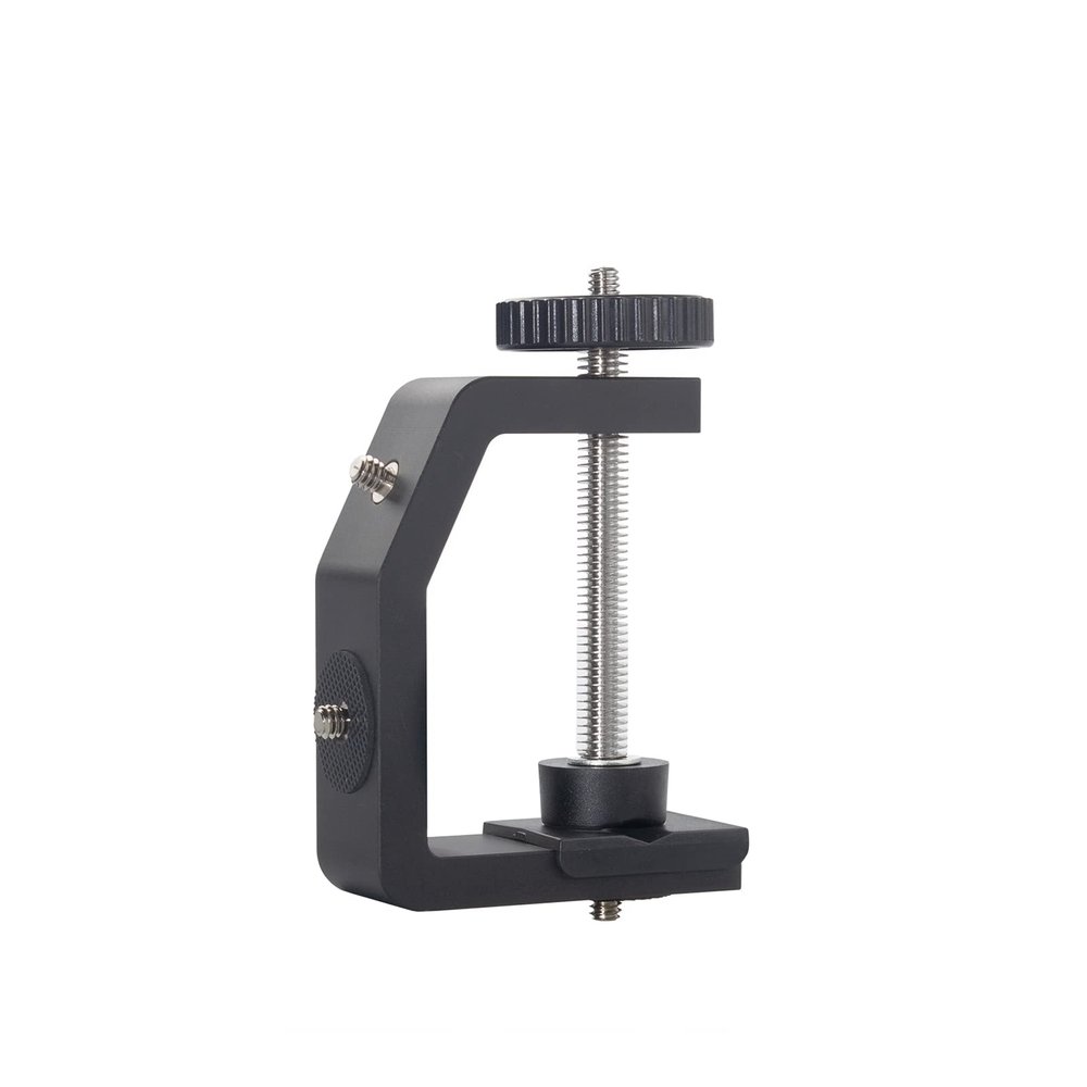 Andoer Universal Clamp C-Clamp Multifunctional Aluminum Alloy C Mount with 1/4 Inch Screw for Camera Microphone Video Light