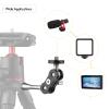 Andoer MA-95 Magic Arm Extension Bracket Monitor Mount Adapter Aluminum Alloy 1/4 Inch Screws Connection Dual Flexible Ball Head for Mounting Video Monitor LED Light, Pack of 1pcs view 3