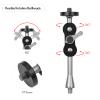 Andoer MA-95 Magic Arm Extension Bracket Monitor Mount Adapter Aluminum Alloy 1/4 Inch Screws Connection Dual Flexible Ball Head for Mounting Video Monitor LED Light, Pack of 1pcs view 4