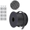 100ft-1/8inch PET Expandable Braided Sleeving Wire Loom Cable Sleeves Automotive Wire Sleeve Cable Management Wrap Wire Protector Tubing Desk Wire Organizer for Home, Office, Audio HDMI Cable, Black view 3