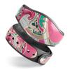 Design Skinz Colorful Pink & Teal Seamless Paisley Premium Vinyl Decal Wrap Cover for The Disney MagicBand+ (Fits MagicBand+ for Disney Parks) view 1