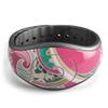 Design Skinz Colorful Pink & Teal Seamless Paisley Premium Vinyl Decal Wrap Cover for The Disney MagicBand+ (Fits MagicBand+ for Disney Parks) view 2