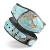 Design Skinz Cracked Teal Stone Premium Vinyl Decal Wrap Cover for The Disney MagicBand+ (Fits MagicBand+ for Disney Parks) view 1