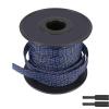 100ft-1/4inch PET Expandable Braided Sleeving Wire Loom Cable Sleeves Automotive Wire Sleeve Cable Management Wrap Wire Protector Tubing Desk Wire Organizer for Home,Office,Audio HDMI Cable,Black&Blue view 1