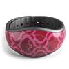 Design Skinz Deep Fuschia Oval Pattern Premium Vinyl Decal Wrap Cover for The Disney MagicBand 1 (Fits MagicBand 1 for Disney Parks) view 2
