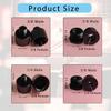 4 Pieces Mic Screw Adapter, 5/8 Female to 3/8 Male and 3/8 Female to 5/8 Male, 5/8 Female to 1/4 Male and 1/4 Female to 5/8 Male, Mic Thread Adapter, Microphone Adapter view 3