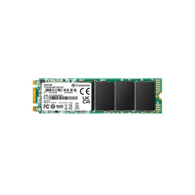 Transcend MTS825 500GB M.2 2280 SATA III SSD, Up to 530MB/s, Compatible w/Ultrabook Laptop PC Desktop, 3D TLC NAND Flash Internal Solid State Drive, LDPC/Error Correction ECC/B+M Key/SLC Cache