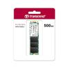 Transcend MTS825 500GB M.2 2280 SATA III SSD, Up to 530MB/s, Compatible w/Ultrabook Laptop PC Desktop, 3D TLC NAND Flash Internal Solid State Drive, LDPC/Error Correction ECC/B+M Key/SLC Cache view 2