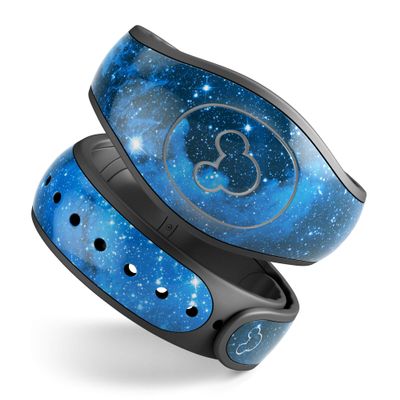 Design Skinz Blue Hue Nebula Premium Vinyl Decal Wrap Cover for The Disney MagicBand+ (Fits MagicBand+ for Disney Parks)