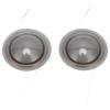 ASHATA 2Pcs Tweeter Voice Coil, 25 Core 44mm Transparent Dome Tweeter Film Replacement DIY Repair Part for Speaker view 1
