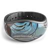 Design Skinz Abstract Subtle Toned Floral Strokes Premium Vinyl Decal Wrap Cover for The Disney MagicBand 1 (Fits MagicBand 1 for Disney Parks) view 2