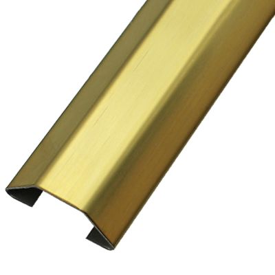 LSMKKA Cable Raceway Floor Wall, Metal Cord Electric Wire Covers for Indoor Hide Cables, 1.5 1 M Cords Concealer Organizer Self Adhesive Management Kit (Color : Gold 1.5m/5ft, Size : Holds 50 Wires)