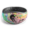 Design Skinz Neon Color Fushion with Black Splatters Premium Vinyl Decal Wrap Cover for The Disney MagicBand+ (Fits MagicBand+ for Disney Parks) view 2