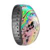 Design Skinz Neon Color Fushion with Black Splatters Premium Vinyl Decal Wrap Cover for The Disney MagicBand+ (Fits MagicBand+ for Disney Parks) view 3