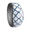 Design Skinz Navy & White Seamless Morocan Pattern V2 Premium Vinyl Decal Wrap Cover for The Disney MagicBand 1 (Fits MagicBand 1 for Disney Parks) view 3