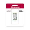 Transcend MTS425 M.2 2242 SATA III SSD 500GB, Up to 530MB/s, Compatible with Ultrabook, Laptop, PC, Desktop, 3D TLC NAND Flash Internal Solid State Drive, LDPC Error Correction, SLC Cache, B+M Key view 2
