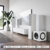 Audio Pro A48 Speakers - Wireless, Premium HiFi Sound, Wireless Surround Sound System for TV, MultiRoom, WiFi - Home Theater, White view 2