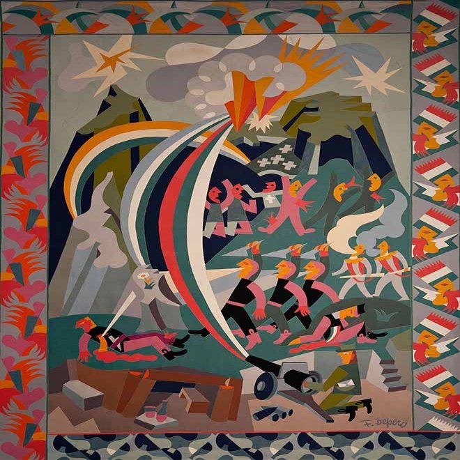 Fortunato Depero : War-Party : 1925 : Archival Quality Art Print