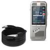 BoxWave Cable Compatible with Philips PocketMemo (DPM8500) - DirectSync (15 ft) Cable, Extra Long Charge and Sync Cable - Black view 1