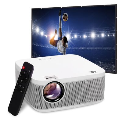KODAK FLIK X10 Full HD Multimedia Projector Kit | 1080p Mini Compact Portable Home Theater System Bundle with 100 Projection Screen, Remote Control, Tripod Stand, HDMI Cable, Hooks & Carry Case